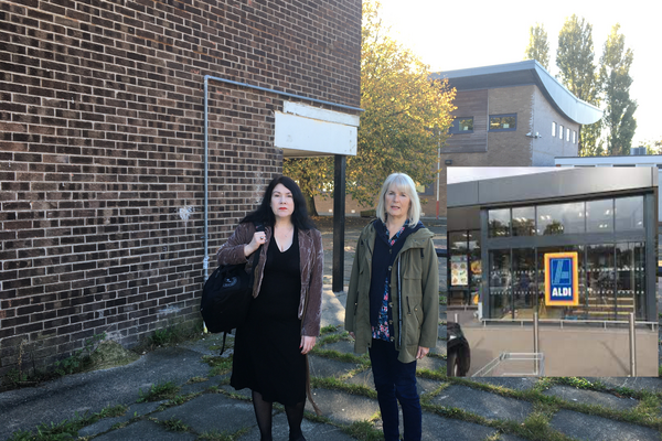 Lesley and Lynne in Woodvale
