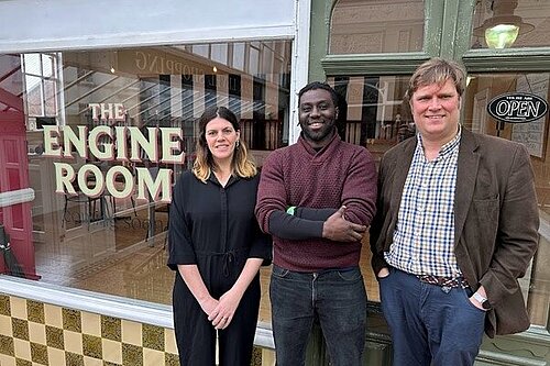 Erin Harvey outside Southport's Engine Room